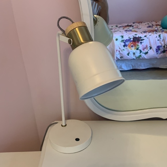 Table lamp MCM movable light‎ white gold - Picture 2 of 4